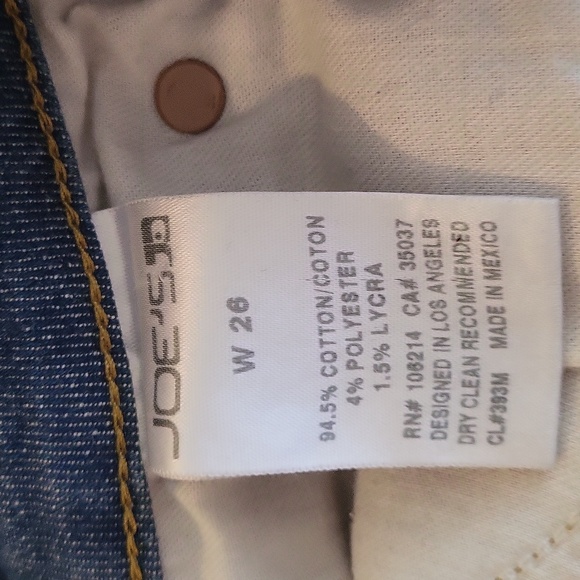 Joe's Jean's, waist size 26 - Picture 3 of 4